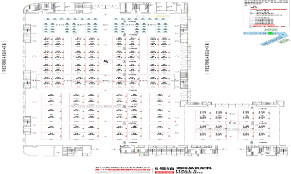 第110届成都糖酒会【调味品及食品配料馆】图纸